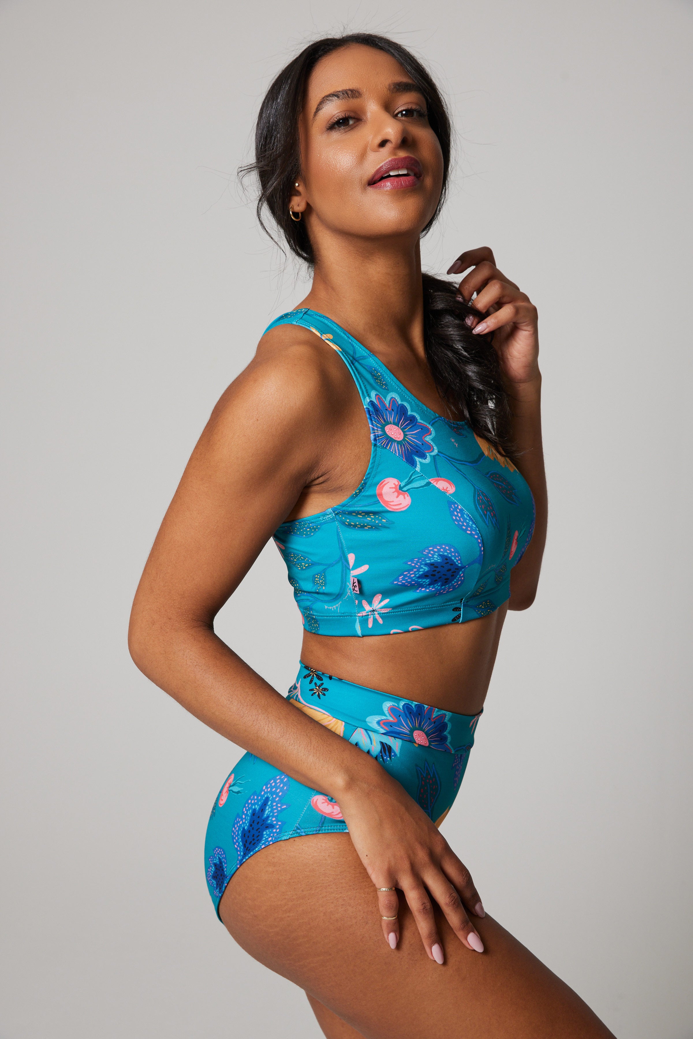 Bikini Bottom - Rosehip Turquoise