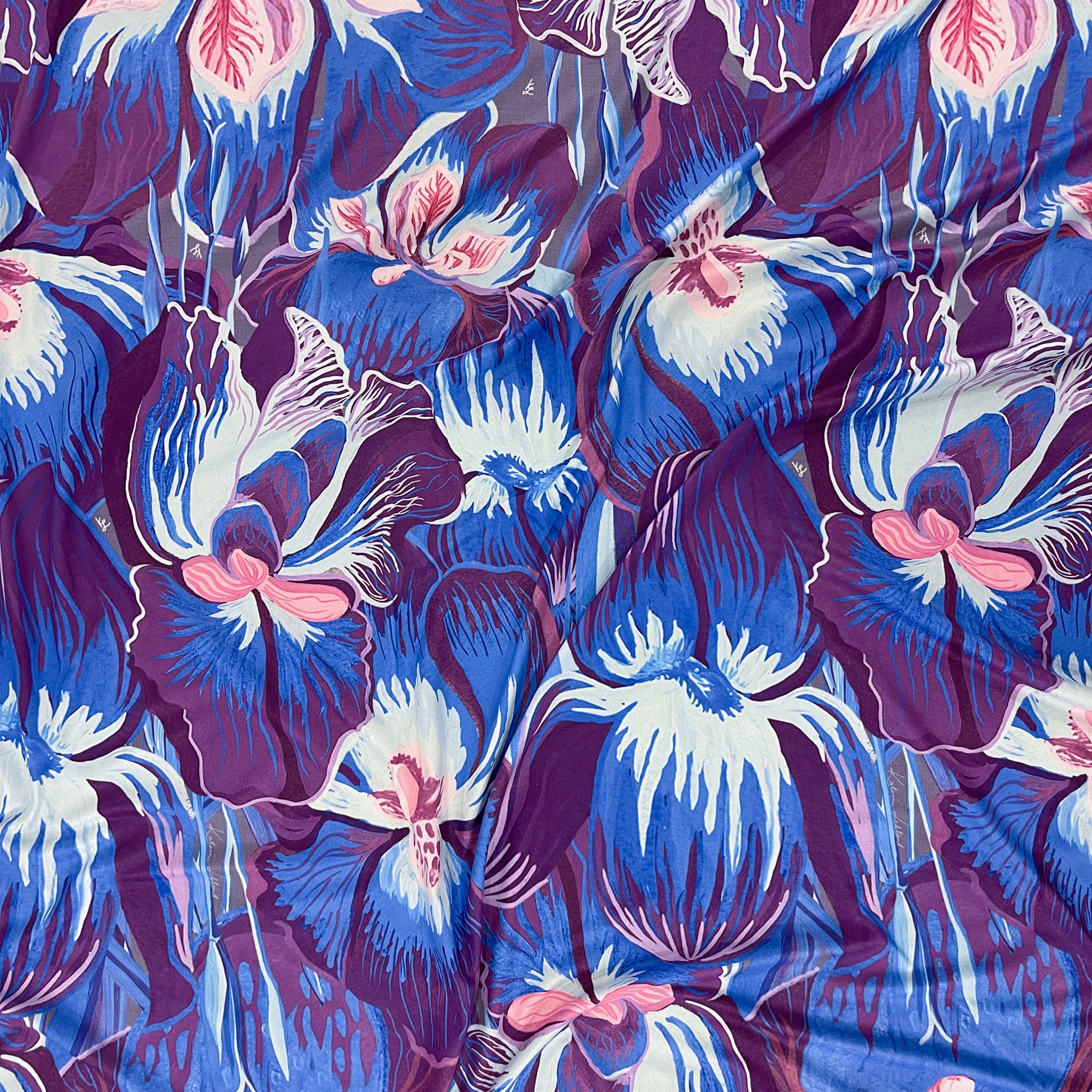 Tissu jersey - Ultra iris