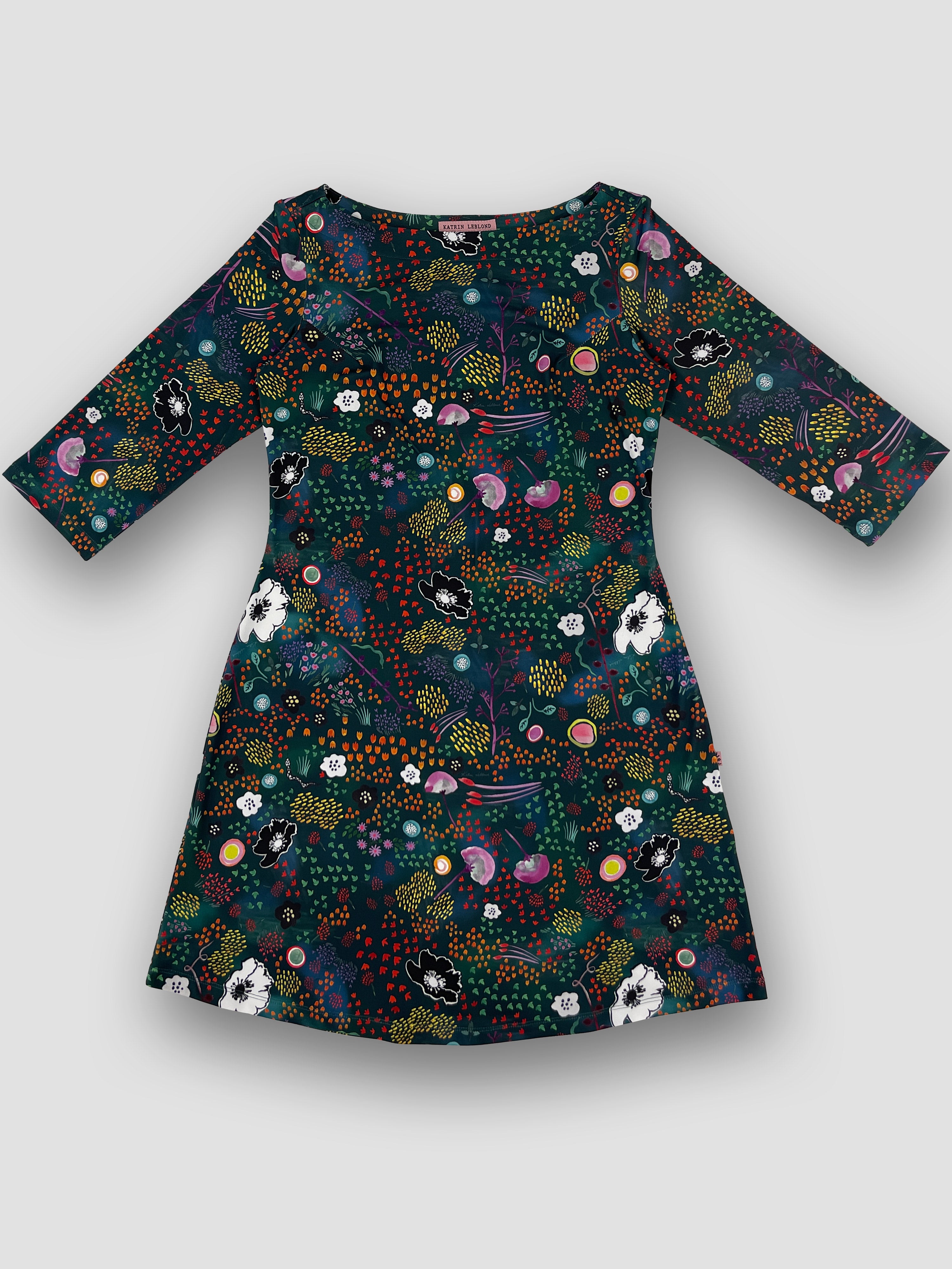 La robe trapèze - Jardin de nuit