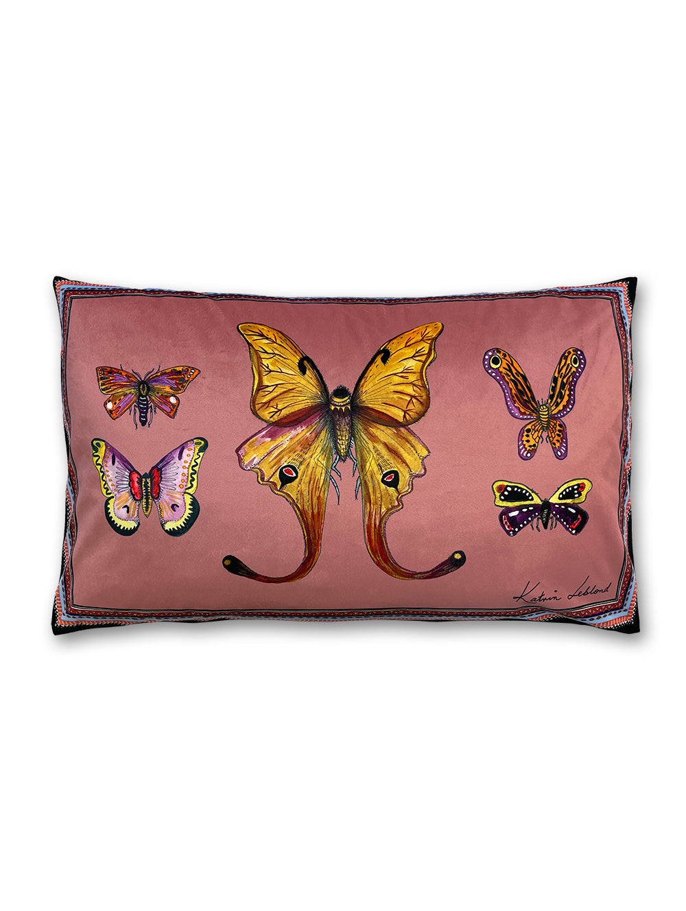 Pillow - Moth Rose Pink